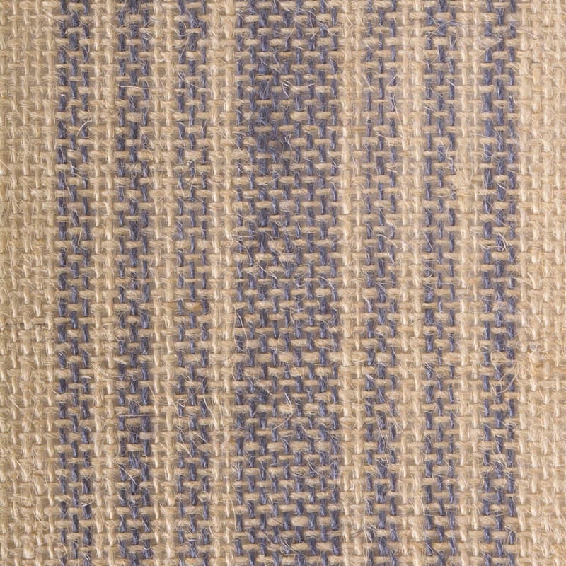 Design Imports Jute Burlap Middle Stripe Table Runner