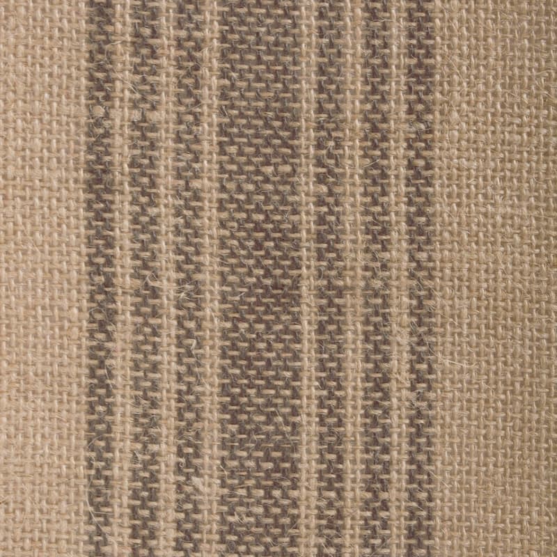 Design Imports Jute Burlap Middle Stripe Table Runner