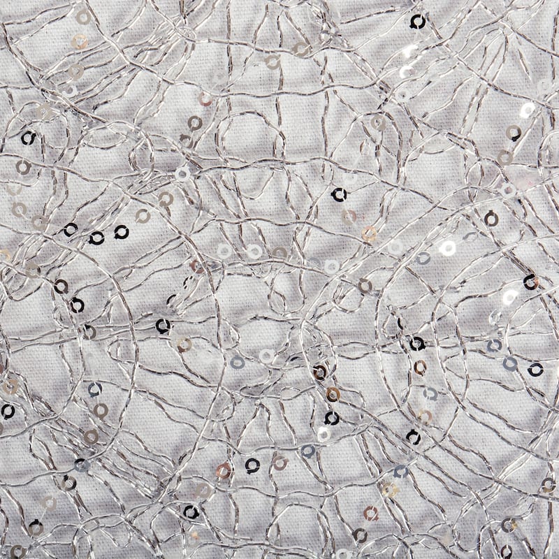 Design Imports Sequin Mesh Roll Table Runner (0.25 inches high x 16 inches wide x 120 inches deep) - 120"x16"