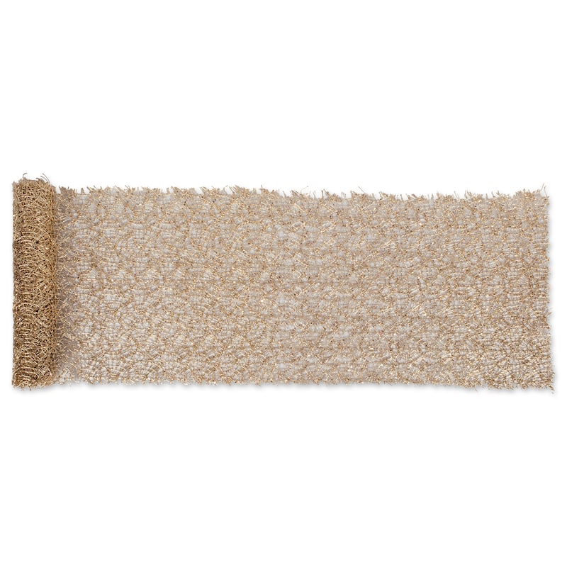 Design Imports Sequin Mesh Roll Table Runner (0.25 inches high x 16 inches wide x 120 inches deep) - 120"x16"