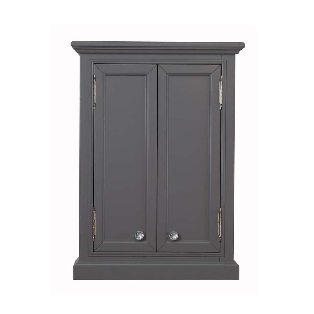 Derby Collection Wall Cabinet In Cashmere Grey