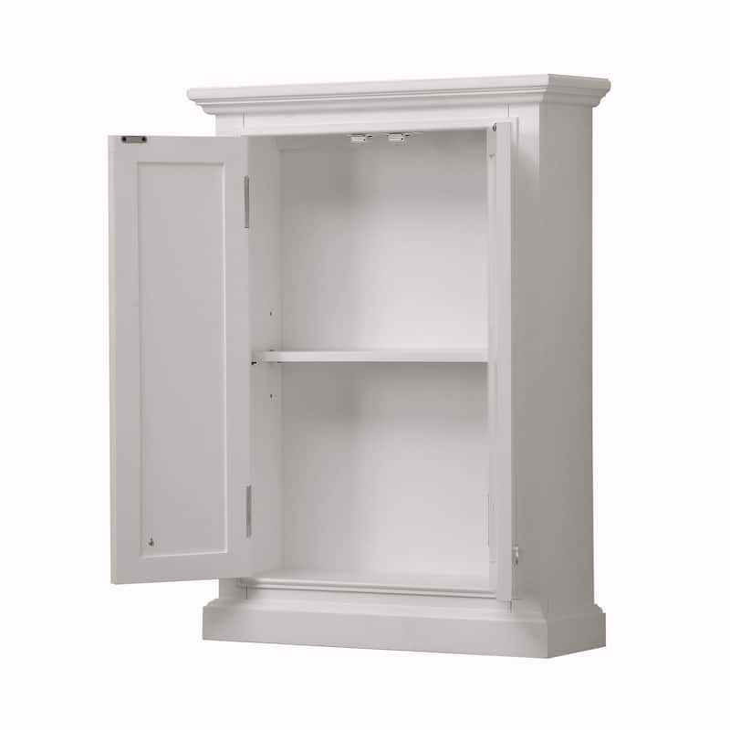 Derby Collection Wall Cabinet In Cashmere Grey