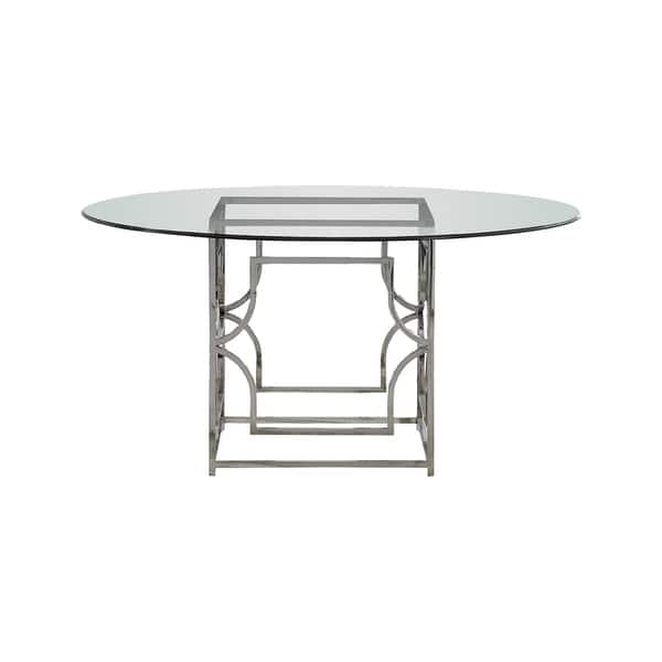 Shop Black Friday Deals On Best Master Furniture 54 Inch Round Glass Dining Table Overstock 22381619