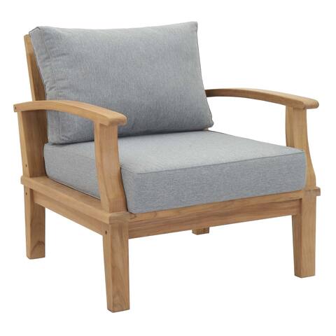Pier Outdoor Patio Teak Armchair