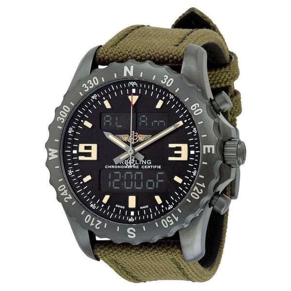 breitling analog digital watch