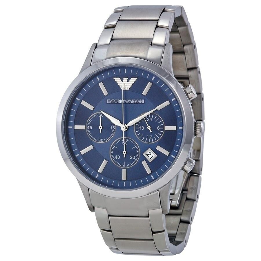 Emporio Armani Men's AR5860 'Sportivo' Chronograph Stainless Steel Watch -  Overstock - 22391151