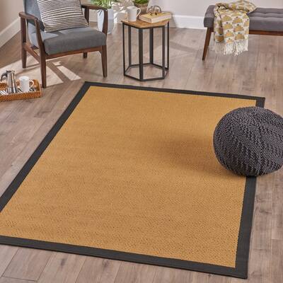Pinchas Indoor Border Area Rug by Christopher Knight Home - 5'3 X 7'6