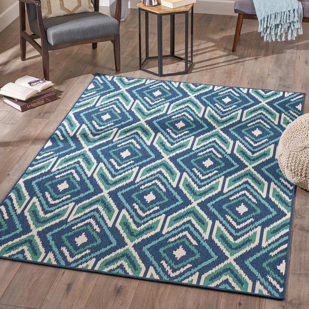 5'3 x 7' Shorey Indoor/Outdoor Rug Natural - Christopher Knight Home