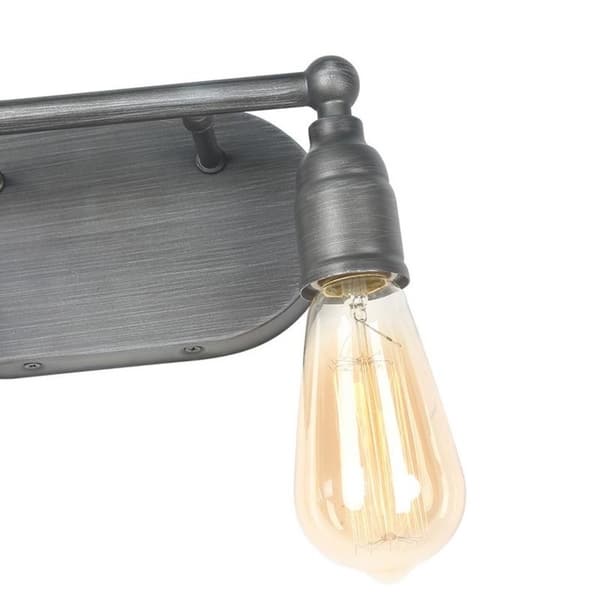 Lnc 2 Light Vanity Lights Silver Wall Sconces Bathroom Wall Lighting On Sale Overstock 22391631
