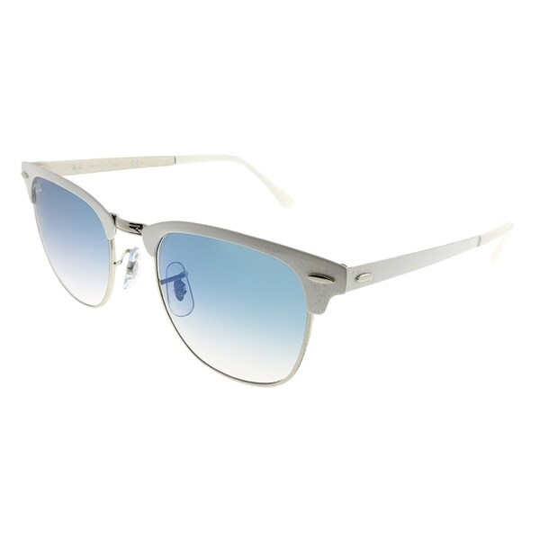 Rb 3716 Ban 90883f White Shop Unisex Clubmaster Ray Metal thCsrQd