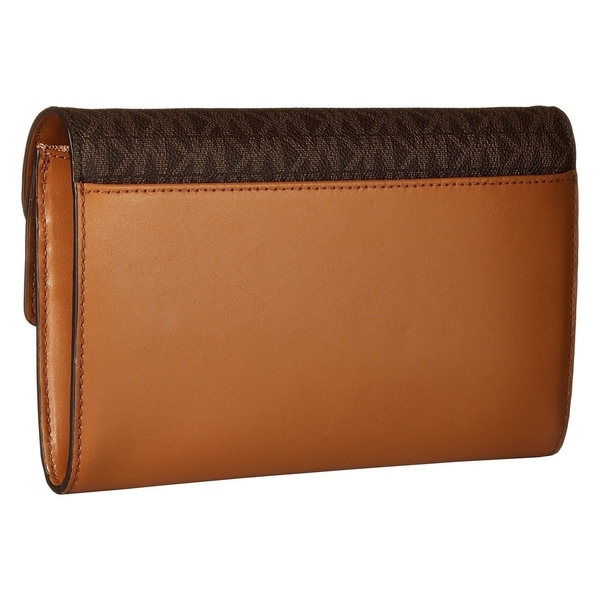 sloan logo and leather chain wallet