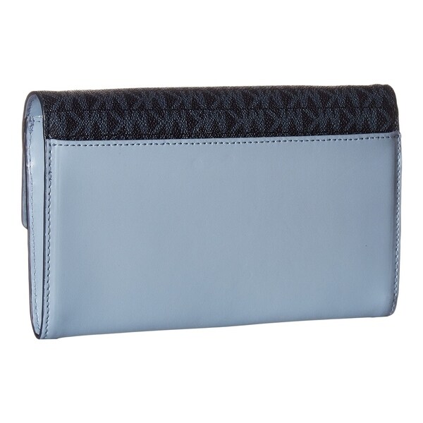 sloan logo and leather chain wallet