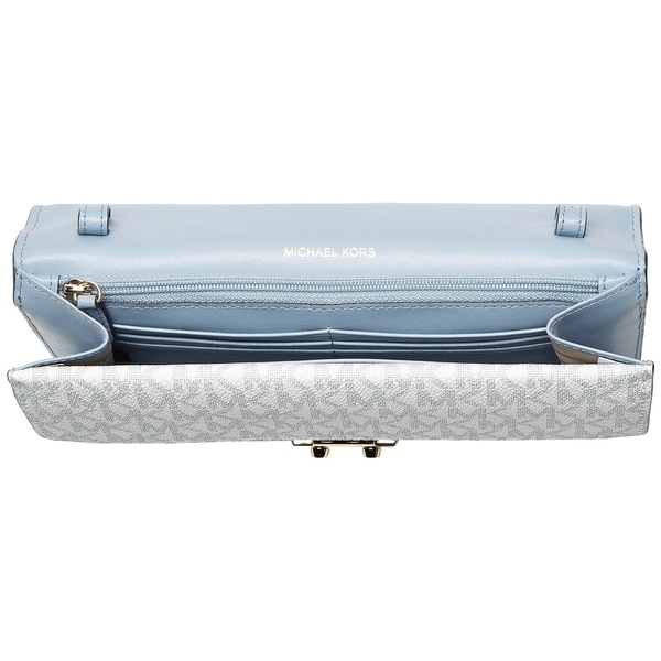 sloan logo and leather chain wallet