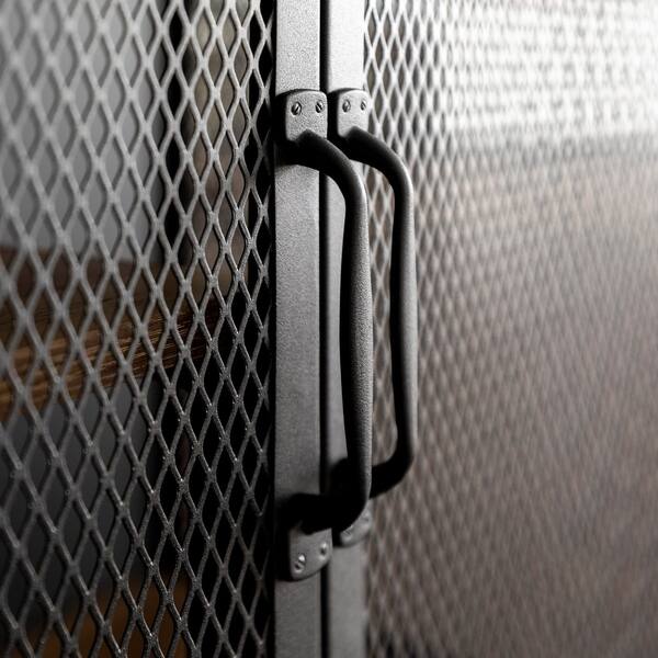 Shop Carbon Loft Pierpont Metal Mesh Door Industrial Bar Cabinet