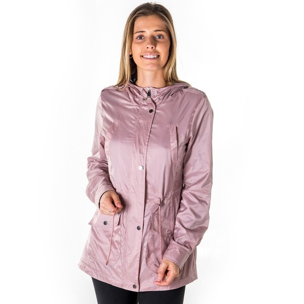 Steve Madden Womens Nylon Anorak Jacket Lightweight