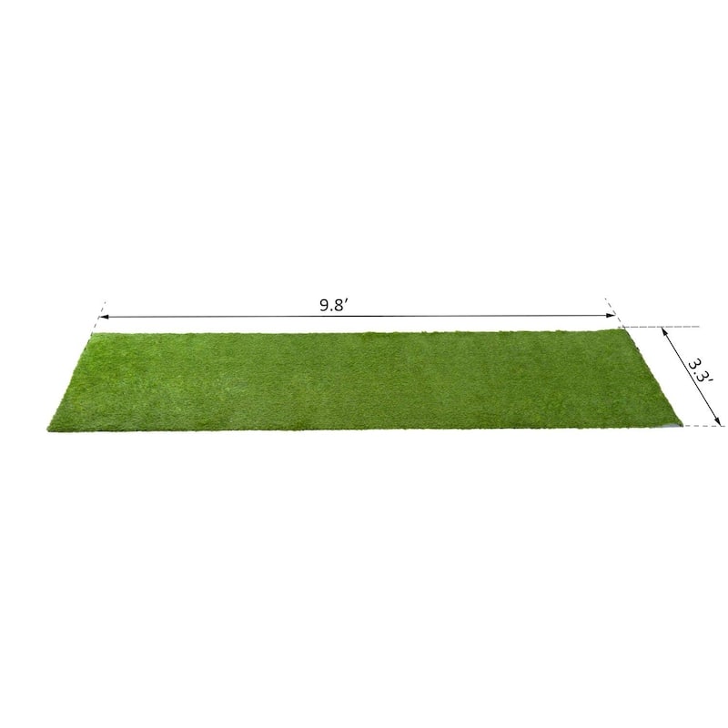 Outsunny Synthetic Indoor / Outdoor Artificial Turf Carpet with Realistic Look and Feel of Real Grass & a Rubber Backing