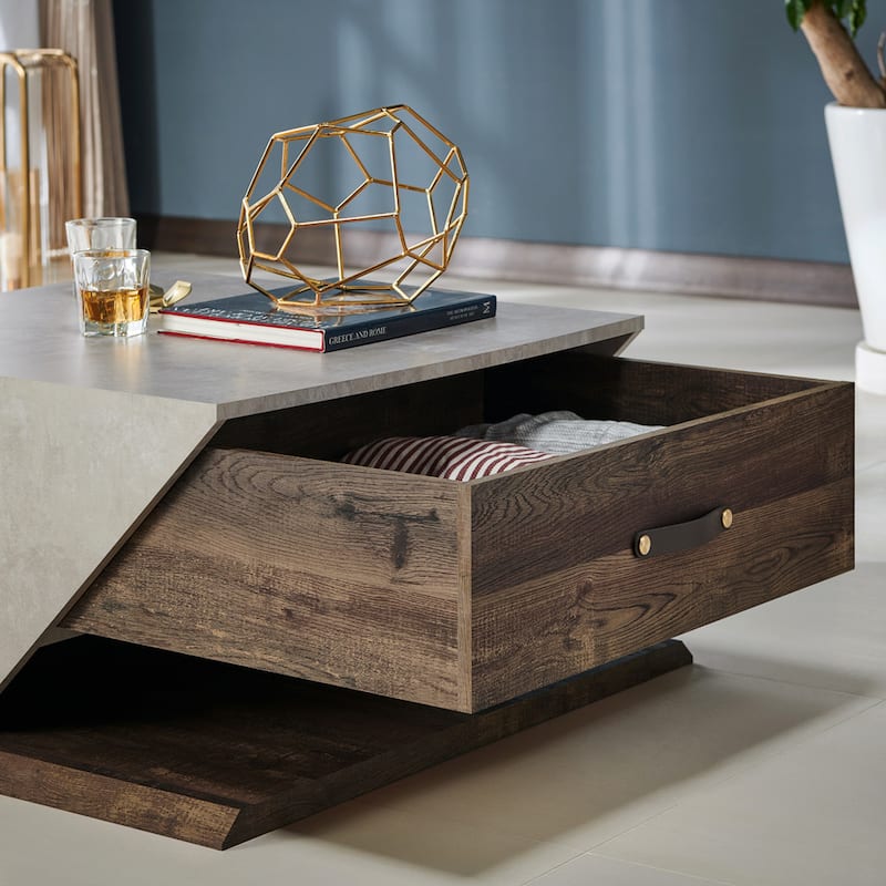 Soss Industrial 47-inch Lift-top Adjustable Coffee Table by Furniture of America
