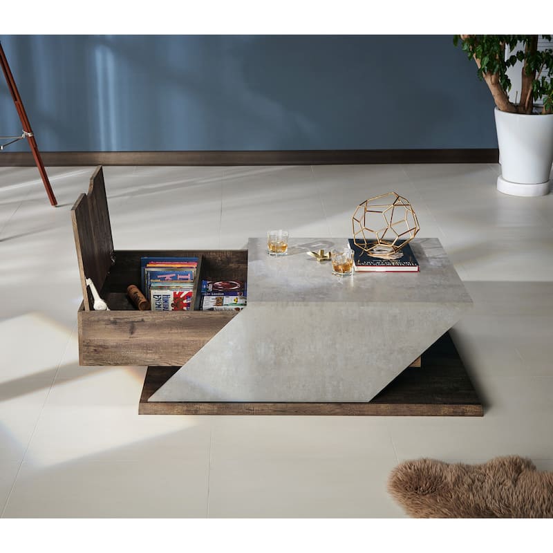 Soss Industrial 47-inch Lift-top Adjustable Coffee Table by Furniture of America