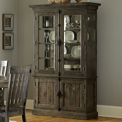 The Gray Barn Kornfeld Wood China Cabinet