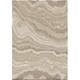 Carolina Weavers River Rock Ivory Plush Shag - 5'3 x 7'6 - Bed Bath ...