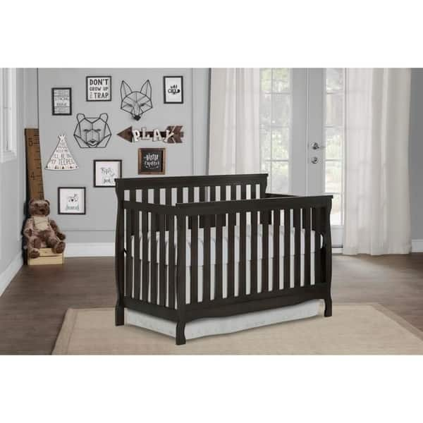 slide 2 of 5, Dream On Me Keyport 5 in 1 Convertible Crib