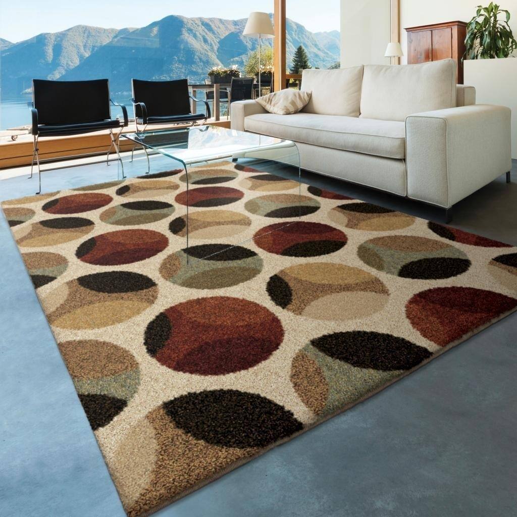 Carolina Weavers Dignified Shag Collection Beige Shag Area Rug