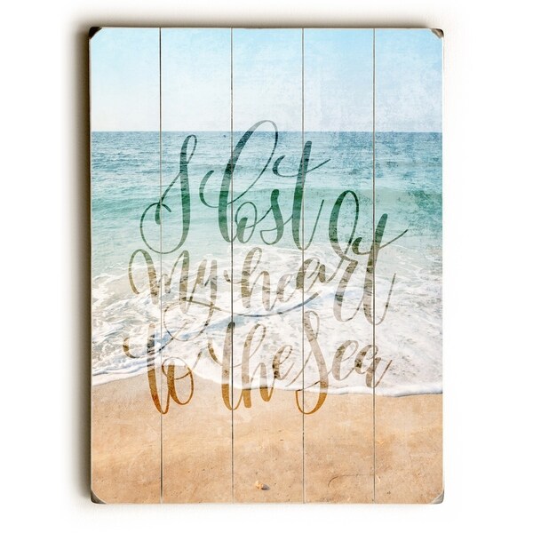 Lost My Heart - Multi Planked Wood Wall Decor by OBC