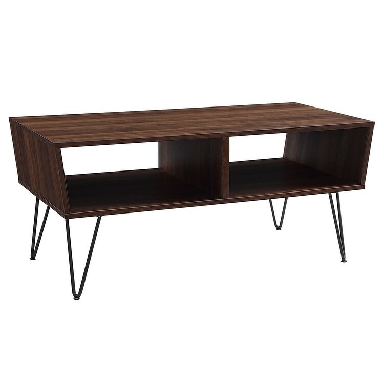 Details About Mid Century Angled Coffee Table With Hairpin Legs 42 X 20 18h Details About Mid Century Angled Coffee Table With Hairpin Legs 42 X 20 18h