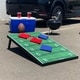 preview thumbnail 2 of 3, GoSports Football Cornhole Set | Customize with Your Team's Decals | Includes 2 Boards, 8 Bean Bags & Case - Green - 3' x 2'