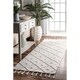 preview thumbnail 4 of 29, nuLOOM Handmade Tasseled Diamond Trellis Area Rug