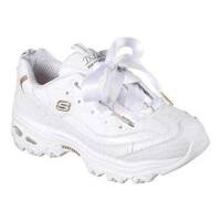 Skechers Energy Casual Shoes In White Leather Silver Trim Wml Skechers Energy Casual Shoes In White Leather Silver Trim Wml