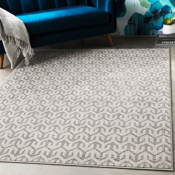 Osten Transitional Medium Grey Area Rug - 9'3" x 12'3"