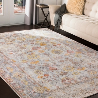 Artistic Weavers Amilia Distressed Traditional Grey Area Rug