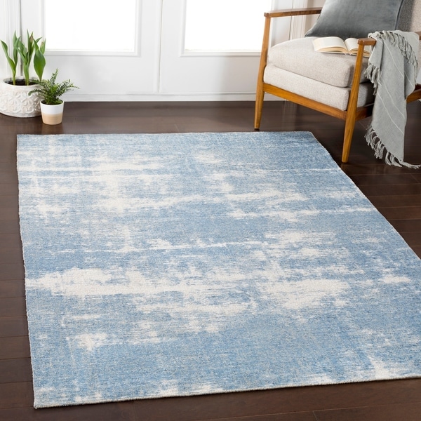 Luzia Denim Updated Traditional Area Rug - 7'10" x 10'3"