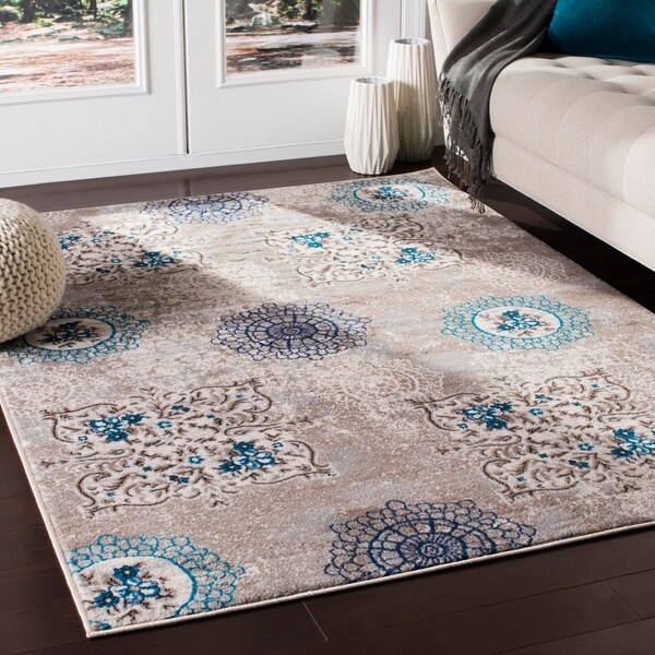 Zerah Transitional Camel Area Rug - 5'3" x 7'3"