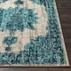 preview thumbnail 10 of 13, Benigno Traditional Teal Area Rug - 5' 3" x 7' 6"