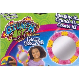 Crunch Art Mirror Making Room Decor Set with 160 pieces of fabric