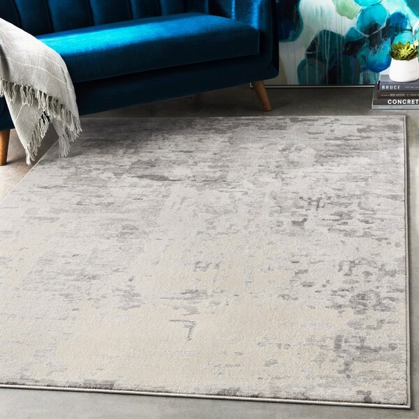 Tyra Abstract Charcoal Area Rug - 9'3" x 12'3"