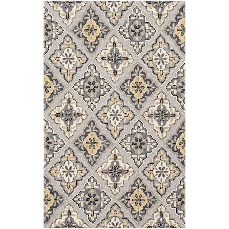 Jerrod Indoor/ Outdoor Transitional Area Rug - 3' x 5' - 3' x 5' - Yellow