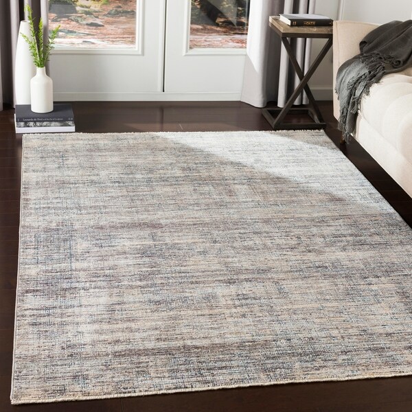 Goddard Contemporary Medium Grey Area Rug - 7'10" x 10'3"