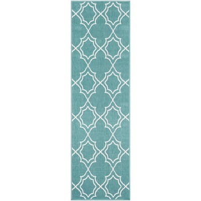 Livabliss Natasha Indoor/ Outdoor Transitional Trellis Area Rug
