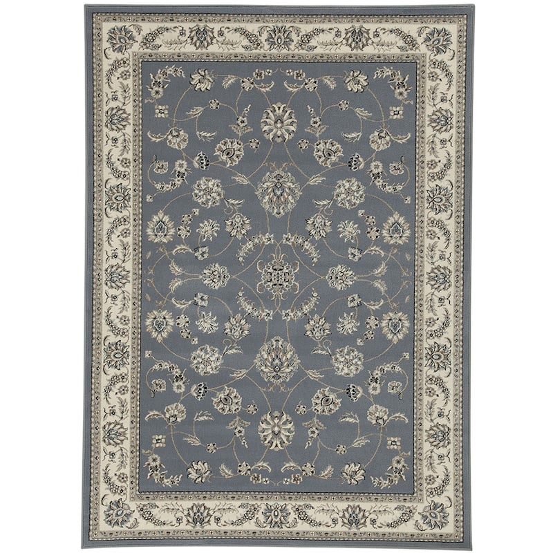 Admire Home Living Artisan Traditional Oriental Scroll Pattern Area Rug