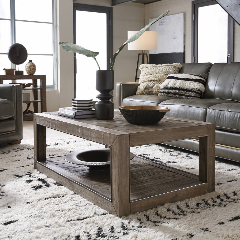 Granada Hills Contemporary Rectangular Coffee Table