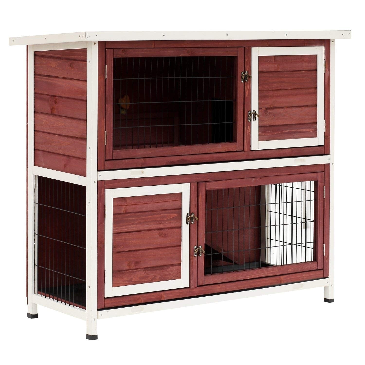 bunny cage with pull out tray
