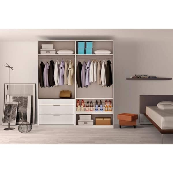 Shop Wardrobe 78 Inch With Sliding Doors Free Shipping