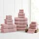 Modern Threads Air Cloud 18-Piece Bath Towel Set - Pink