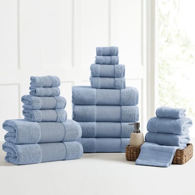 Modern Threads Air Cloud 18-Piece Bath Towel Set