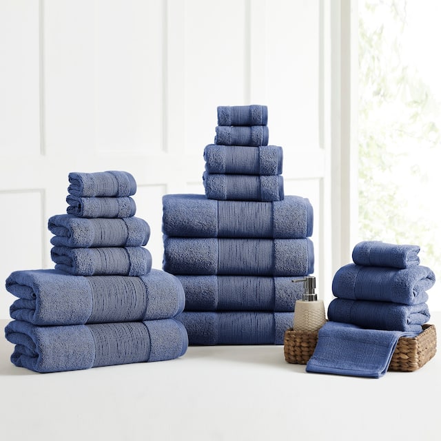 Modern Threads Air Cloud 18-Piece Bath Towel Set
