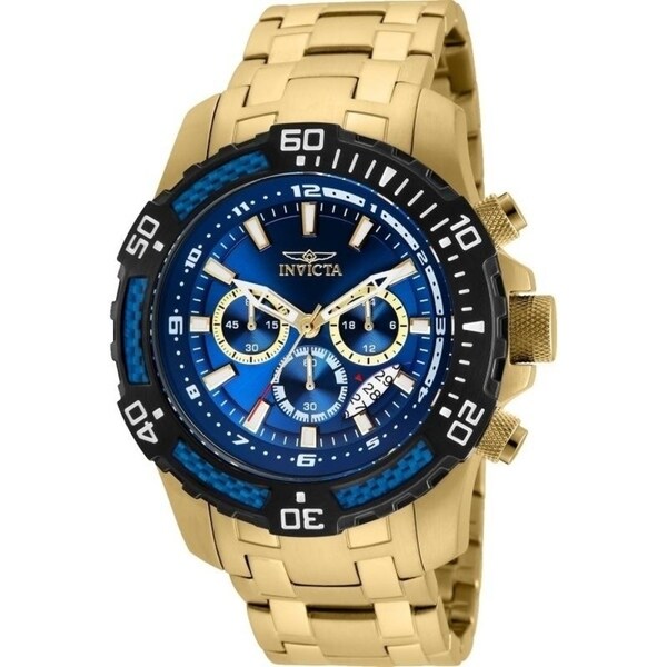 invicta pro diver scuba gold