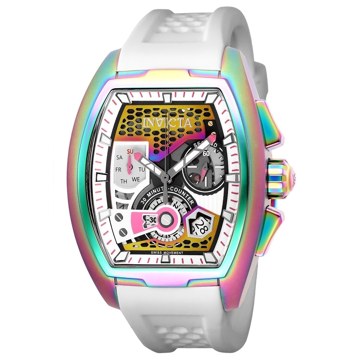 men's white silicone watches